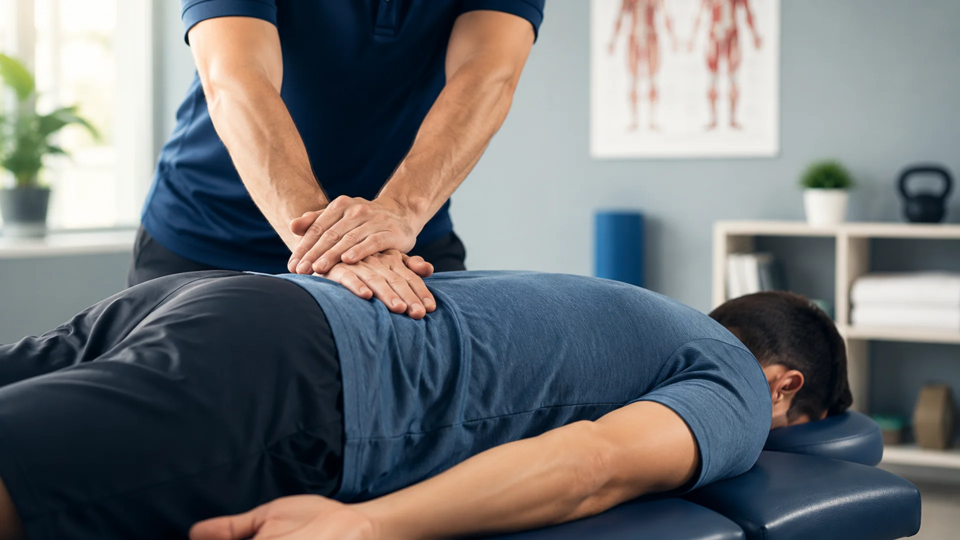 Manual therapy for lower back pain during personalised back pain treatment in Richmond