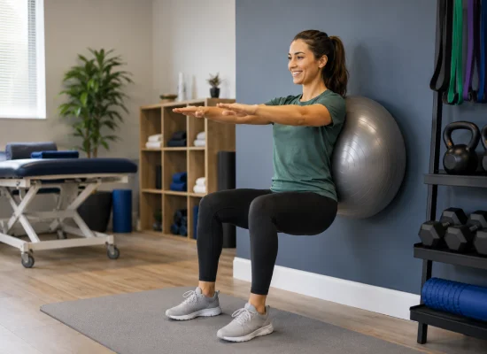 Exercise therapy session in Richmond designed to improve strength mobility and support long-term recovery