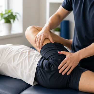 Gentle joint mobilisation treatment helping improve mobility reduce stiffness and restore movement in Richmond