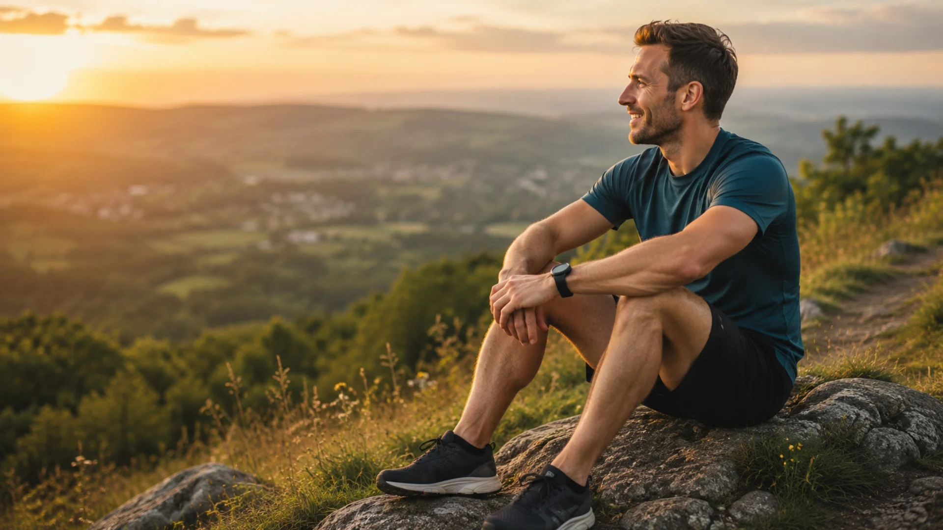 Active man enjoying improved mobility and wellbeing after acupuncture treatment in Richmond